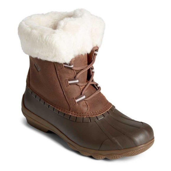 SPERRY WOMEN'S SYREN ALPINE LEATHER BRN (New) - Picture 1 of 7